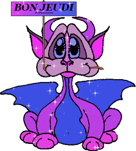 Gif animé Bon jeudi dragon